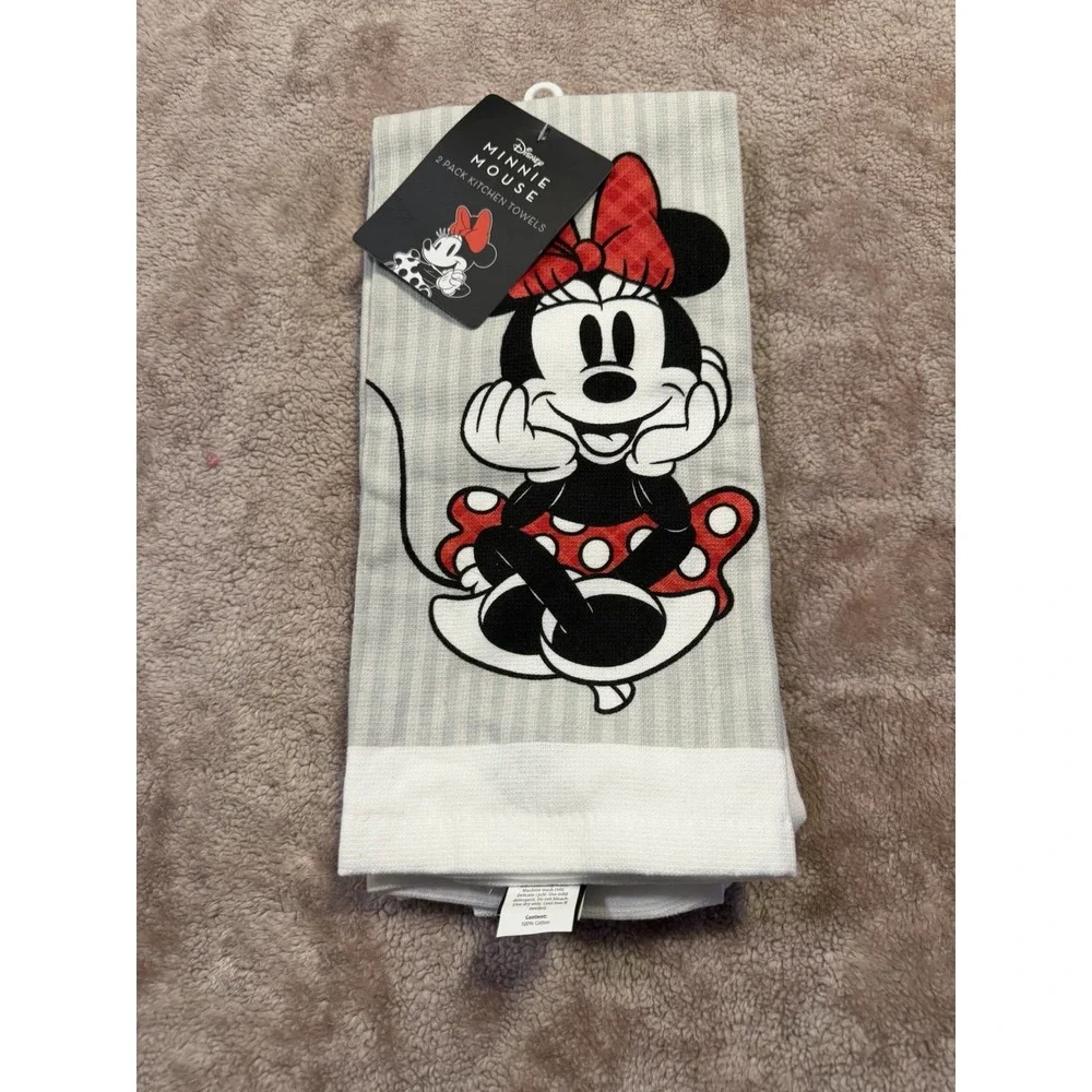 minnie mouse 2 pack kitchen towel